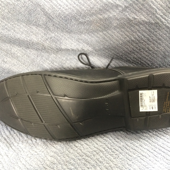 NEW Black Leather Clarks Unstructured Lace-up Shoe main image 5